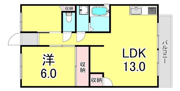 エード白川の物件間取画像